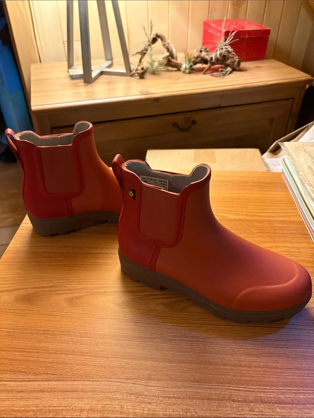Women’s Burnt Orange Chelsea Rain Boots - Bogs